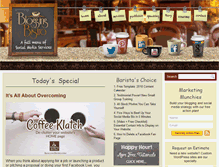 Tablet Screenshot of bloggingbistro.com